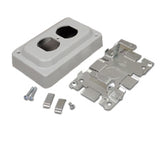 Legrand - Wiremold 1546B 1500 and 2600 Series™ Steel Pancake® Overfloor Raceway Duplex Receptacle Box